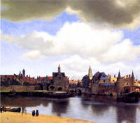 フェルメール「デルフトの眺望」F6号【名画ドットネット】